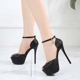 High Heel Sandals With Open Toe