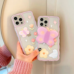 Purple Butterfly Case For IPhone