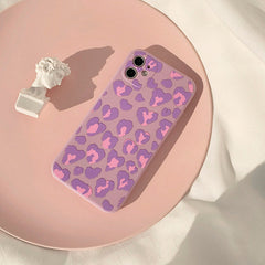Purple Leopard Case For IPhone