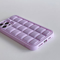 Purple Plaid Case For IPhone
