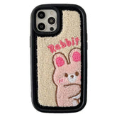Rabbit Embroidered Case For IPhone