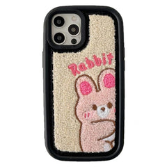 Rabbit Embroidered Case For IPhone