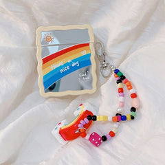 AirPods-Hülle mit Regenbogenkette