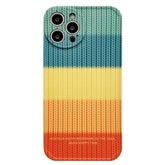Rainbow Crochet Case For IPhone