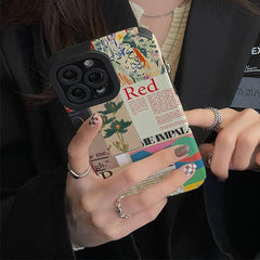 Red & Brown Case For IPhone