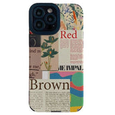Red & Brown Case For IPhone