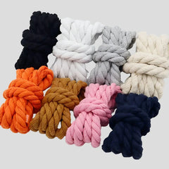 Stylish 10MM Round Linen Rope Laces AF1 - Urban Style AF1/AJ Shoe Rope!