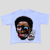 Gothic Streetwear Übergroßes Baumwoll-T-Shirt