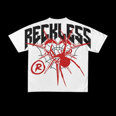 Camisetas de algodón con estampado gráfico Reckless para hombre
