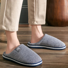 Soft Cotton, Non-slip Big and Tall Slippers for Men