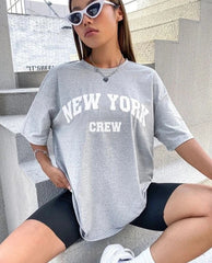 Camiseta extragrande de Nueva York: una declaración de moda urbana para mujer