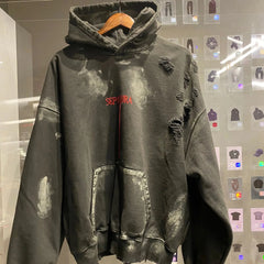 Sepultura Hoodie - Verwaschenes Luxus-Kapuzensweatshirt