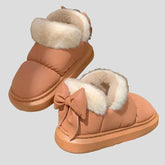 Stiefeletten für Damen, Winter, süße Stiefeletten mit Schleife