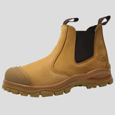 Chelsea-Arbeitsstiefel aus echtem Leder für Herren