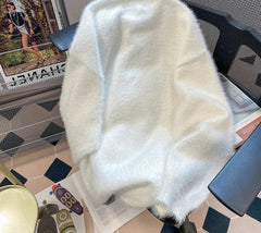 Bequeme Pullover für den Winter mit Totenkopf-Motiv für Herren