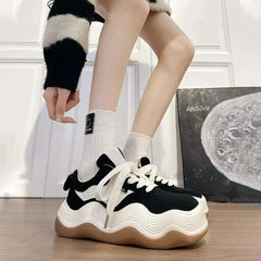 Platform Sneakers for Women - Wave Style