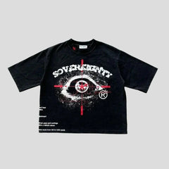 Camiseta unisex negra Sovereignty
