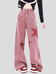 Pantalones vaqueros acampanados finos estilo retro