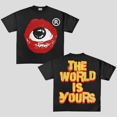 Camisetas gráficas unisex de algodón con estampado de letras retro - Estilo Y2K