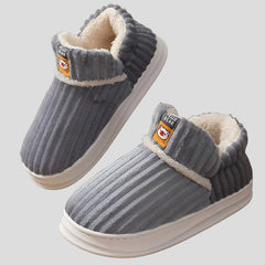 Unisex Cozy Winter Fur-Lined House Slippers