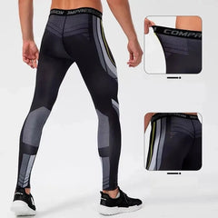 Men's Quick Dry Running Leggings Gym Fitness & Workout