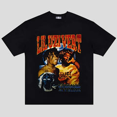 Camiseta gráfica extragrande - Lavada Lil Uzi Vert