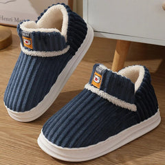 Unisex Cozy Winter Fur-Lined House Slippers