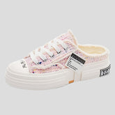 Teen Girl's Canvas Slip-On Sneaker Sandals