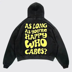 Oversized Print Unisex Couples Sweatshirt Hoodies for Men and Women