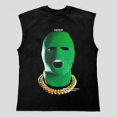 Gangsta T-Shirt - Verwaschenes Tank Top für Männer