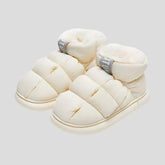 High Top Unisex Knöchel-Slipper - Warmer Plüsch, Rutschfest