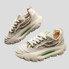 Künstlerisches Sneaker-Design Ledergewebe Height-Boost für Männer