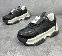 Höhergestellte Air-Cushion-Plateau-Sneaker für Herren