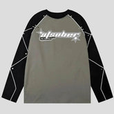 Camiseta de manga larga raglán con diseño de Speed Racer Block