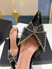 Weinglas Transparente Strass High Heels