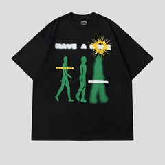 Camiseta clásica de algodón extragrande para hombre