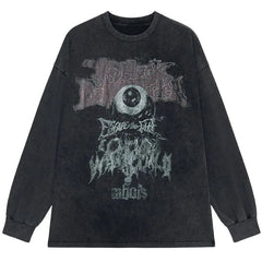 Evil Eye Shirt für Männer - Dunkles Streetwear Hip Hop T-Shirt