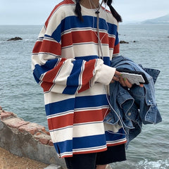 Striped Sweatshirt for Women