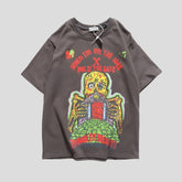 Camisetas unisex con estampado de calaveras de Kanye