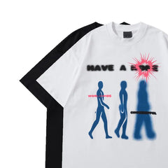 Camiseta clásica de algodón extragrande para hombre