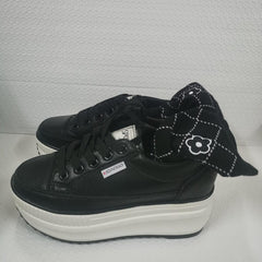 Zapatos huecos de malla de 8 cm para mujer