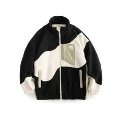 Winter Warmth Lambswool Unisex Varsity Coach Jacket