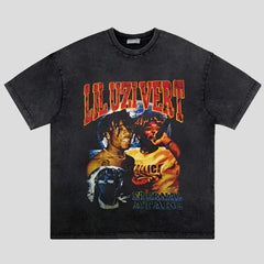 Camiseta gráfica extragrande - Lavada Lil Uzi Vert