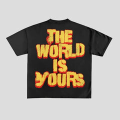 Camisetas gráficas unisex de algodón con estampado de letras retro - Estilo Y2K