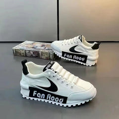 Fan Rood Platform Sneakers for Men