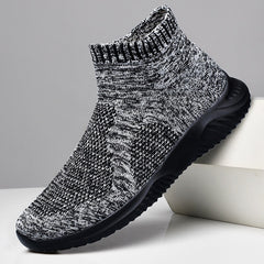 High Top Knit Air Mesh Sneakersocken für Herren