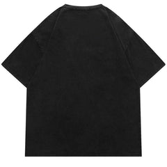 Camisetas con estampado gráfico de sombras para hombre