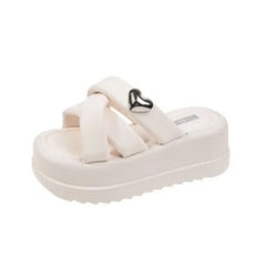 Plateau-Sandalen mit Keilabsatz für Damen