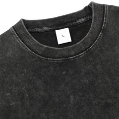 Vintage Green Hood Gangster Oversize Tee Streetwear Statement