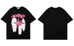 Camisetas gráficas de algodón de gran tamaño para hombre